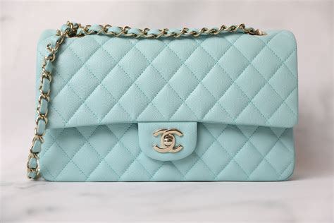 chanel tiffany blue classic flap|discontinued Chanel flaps.